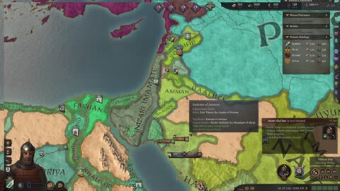 The Sheikh of Druze EP 6 (Crusader Kings III) Advanced Difficulty Character.