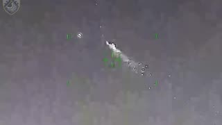 Patriot SAM Taking Out a Russian Cruise Missile