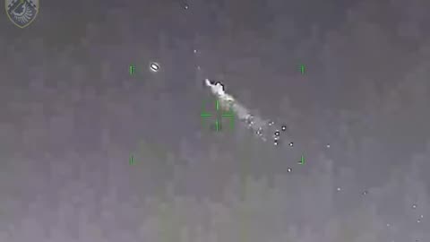 Patriot SAM Taking Out a Russian Cruise Missile