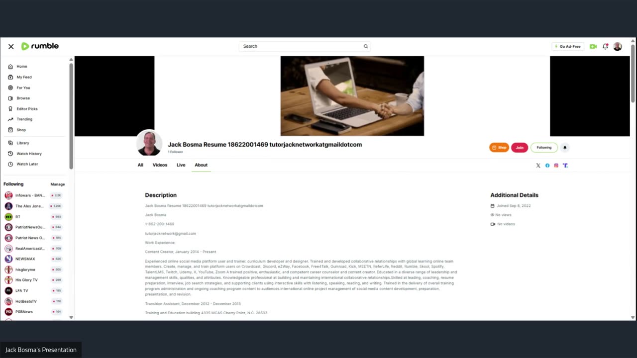 Jack Bosma 1-862-200-1469 tutorjacknetwork@gmail.com