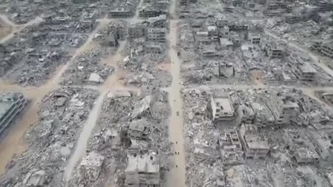 The massive destruction caused by the Israeli war machine in Gaza City