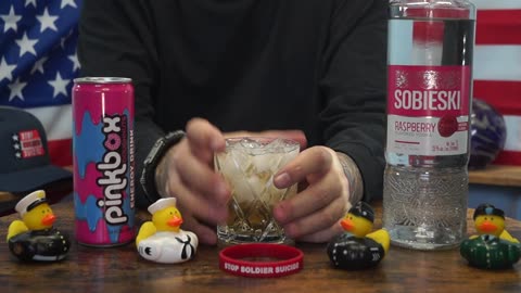 Anthony Sanchez - Sobieski Raspberry Vodka & Pinkbox Doughnuts Energy Drink