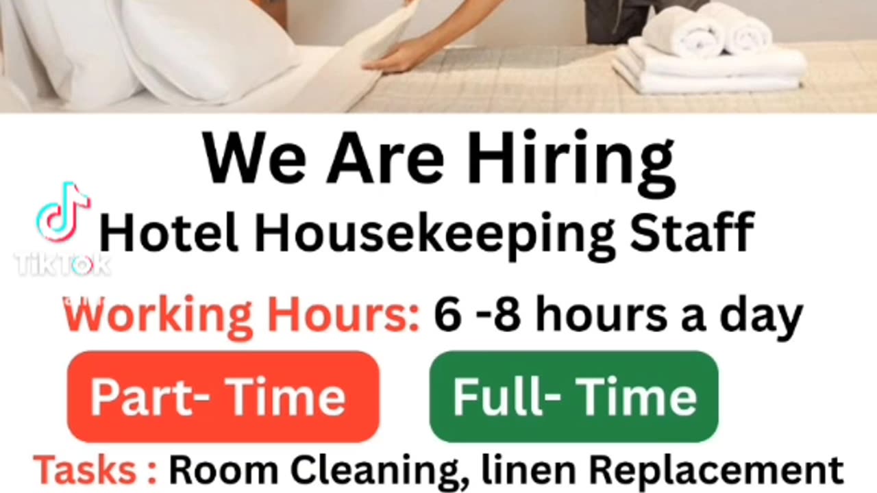 URGENT:HOUSEKEEPING NEED SIGN UP NOW
