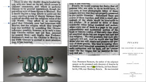 1859 News Article - Chiriqui Panama Figures Dragon Serpent Symbolism & more