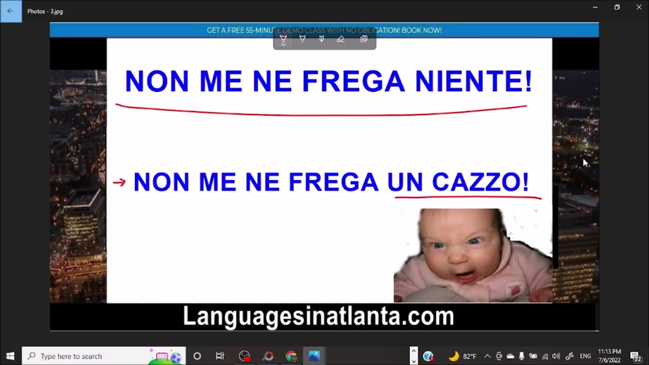 Italian Cursing - Chi se ne Frega!