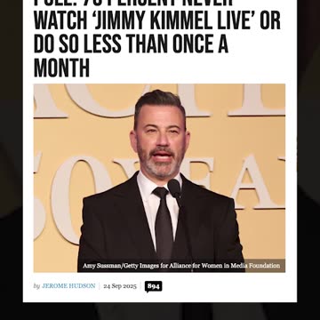 So Much for Jimmy Kimmel's Big Numbers