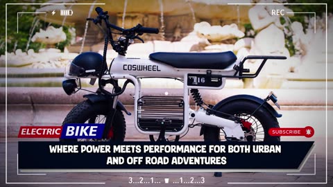 COSWHEEL T16 Electric Bike 1000W Motor 48V 20AH Battery Adult 16 Inch Fat Tire Electric Bike