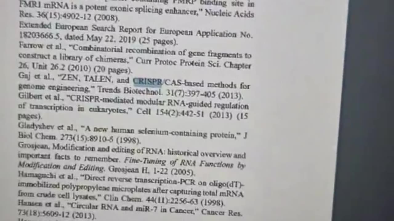 The Federal Register's decision to waive informed consent, as well as discussing the Crispr Technologies in the inoculation and Test Swabs