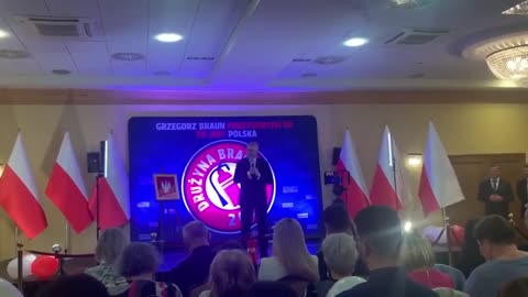 Grzegorz Braun w Kielcach 24.04.2025