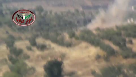 Syrian War Camp Al-Jazer in Jabal Al-Zawiya, Idlib Metis Atgm vs Shilka 2013.06.22
