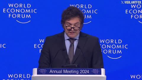 Argentina President Javier Milei Promotes Freedom at Davos