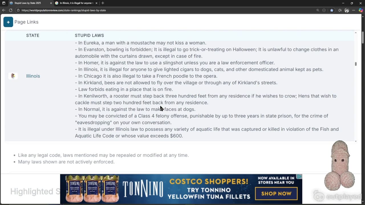 Stupid State Laws Part 3