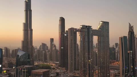 🏙️ Dubai Travel 2025 | Stunning Views of Burj Khalifa & City Lights