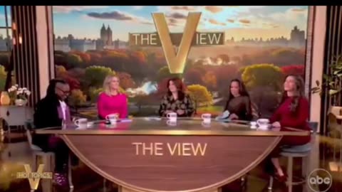 these idiots on The view are losing it