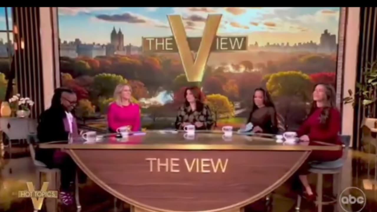 these idiots on The view are losing it