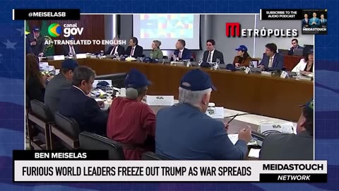 FURIOUS World Leaders FREEZE OUT Trump as WAR SPREADS