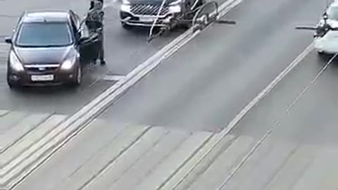 Why Did This Drunk Man Block the Road? 🚗🍺