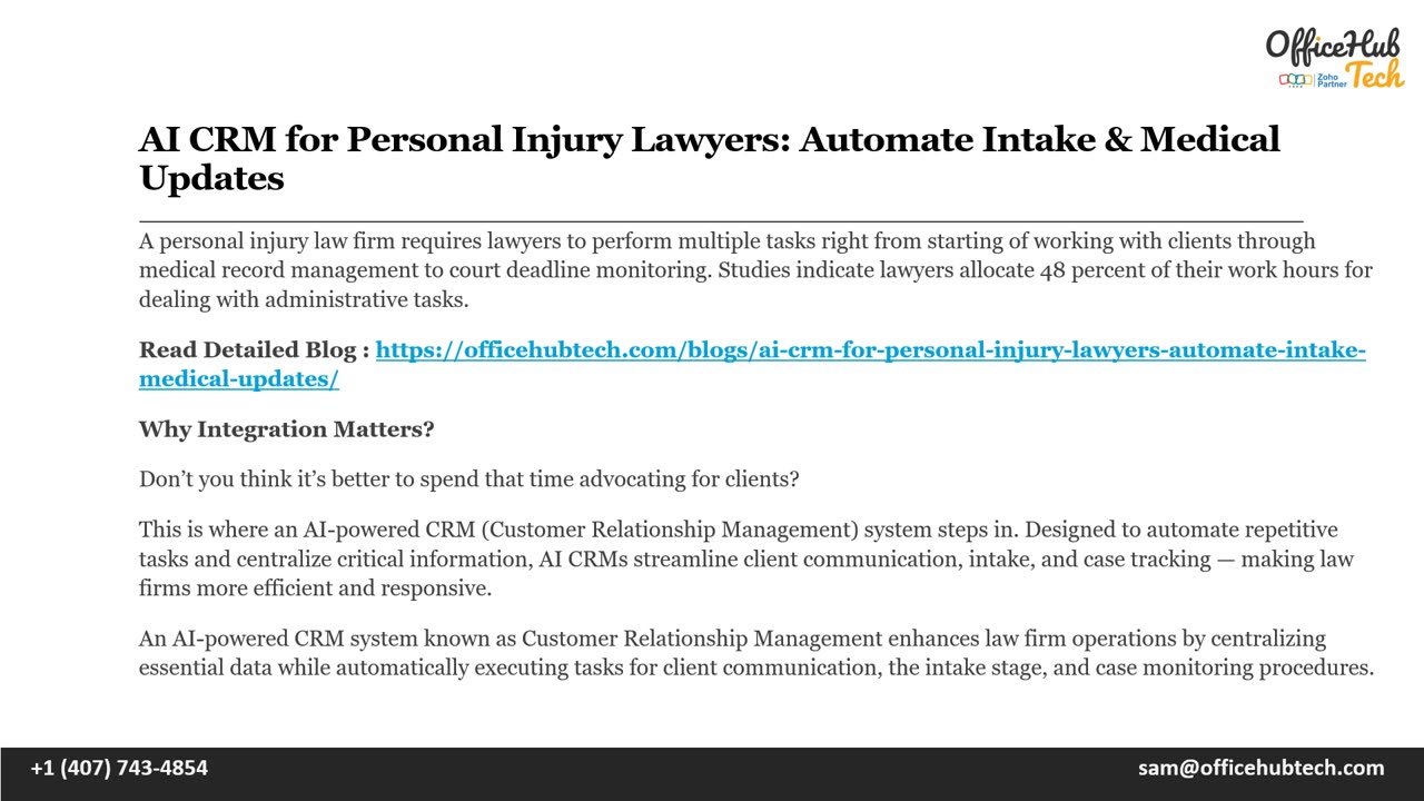 AI CRM for Personal Injury Lawyers: Automate Intake & Medical Updates