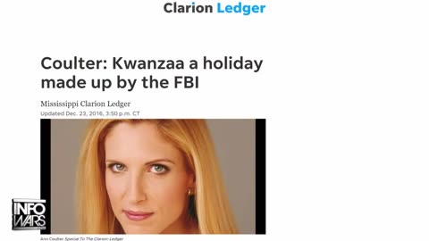 KWANZAA IS A FAKE AND SUBVERSIVE COMMIE HOLIDAY!
