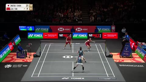 YONEX All England Open 2025 | Matsuyama/Shida (JPN) [3] vs. Liu/Tan (CHN) [2] |SF