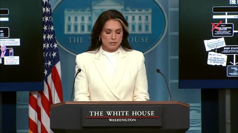 DNI Tulsi Gabbard joins Press Briefing, July 23, 2025