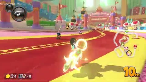 2_10_22 edition of Mario Kart 8 Deluxe. Racing with thegreatgq.