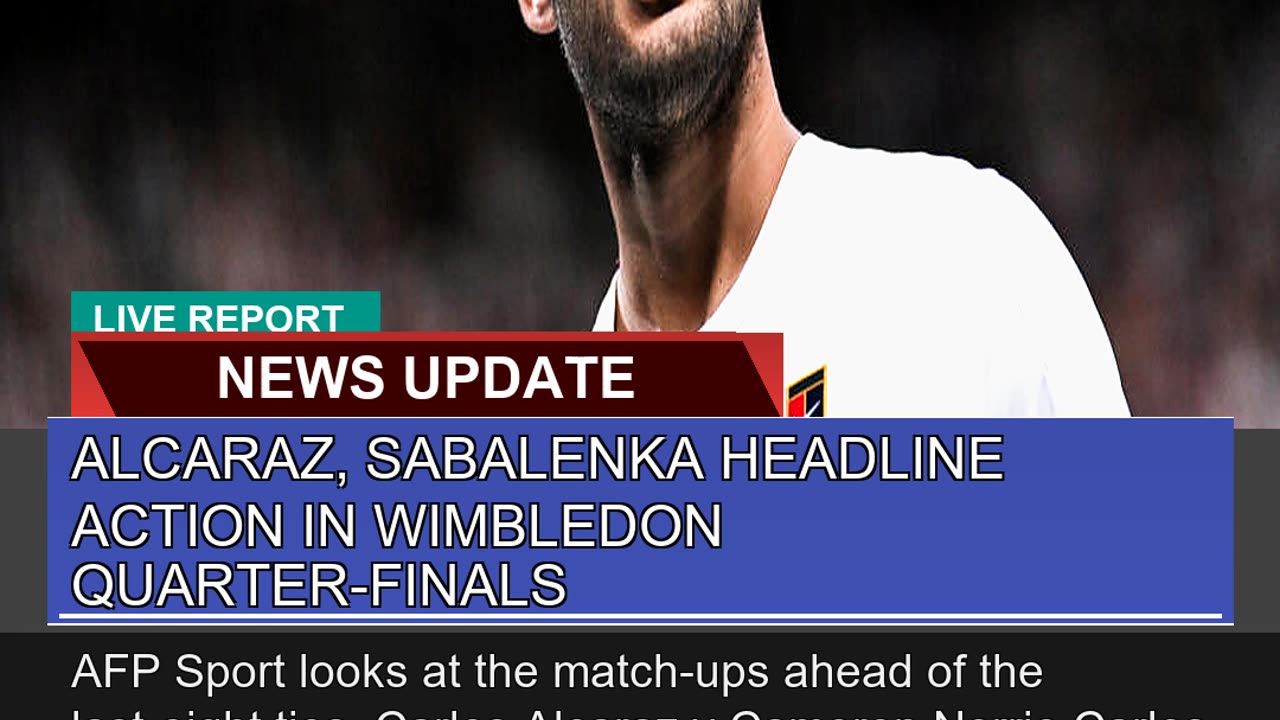 Alcaraz Sabalenka Headline Action in Wimbledon Qu