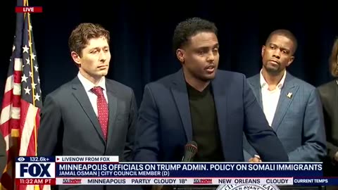 NEW: Somali immigrant & Minneapolis council member Jamal Osman says...