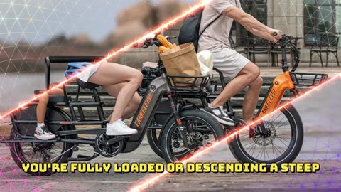 Lankeleisi Wombat-1 cargo electric bike 1000W motor 20AH battery 20-Inch cargo electric bike