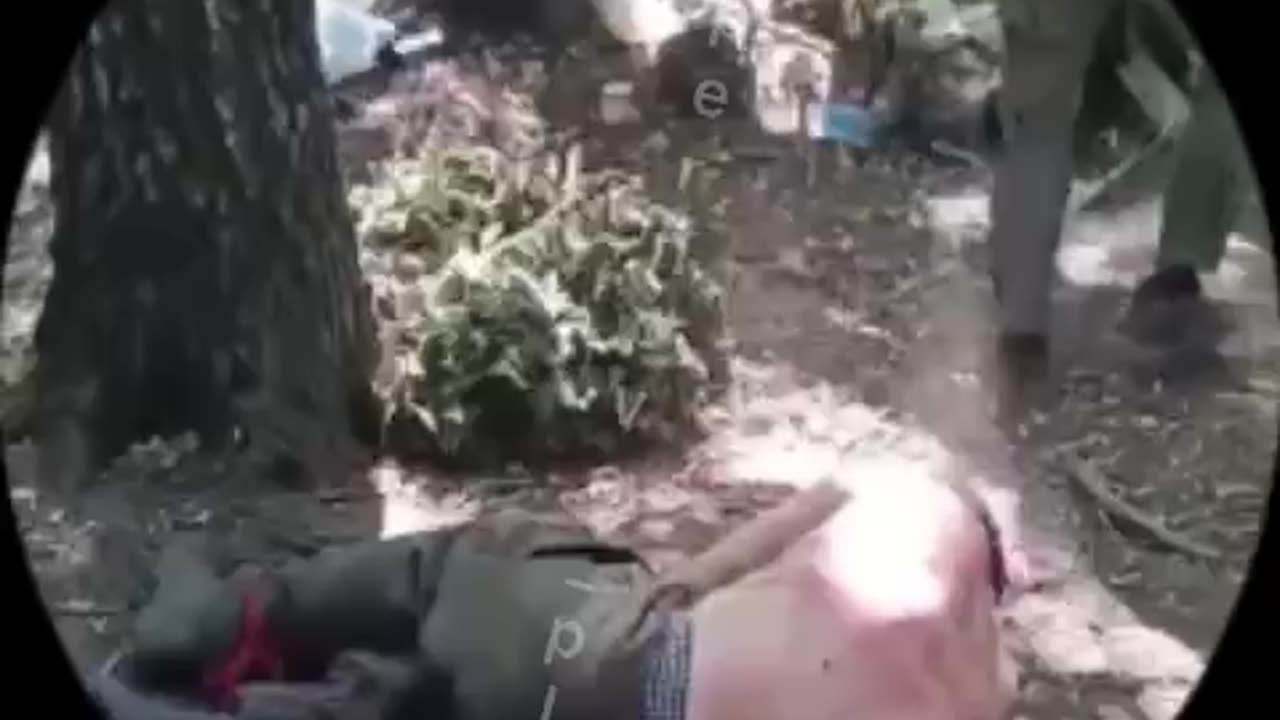 Russian Soldier Receiving Some "Corrective Instruction"