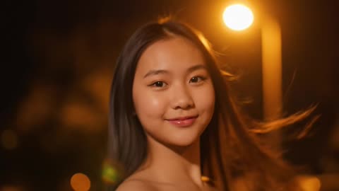 Dreamy Night Dance ✨ | A Magical Moment Under the Streetlights | Zaya Bliss