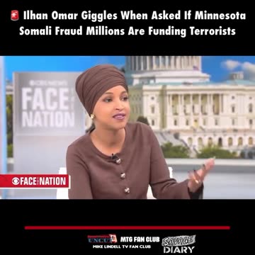 Ilhan Omar Giggles When Asked If Minnesota Somali Fraud Millions Fun Islamic Terrorists