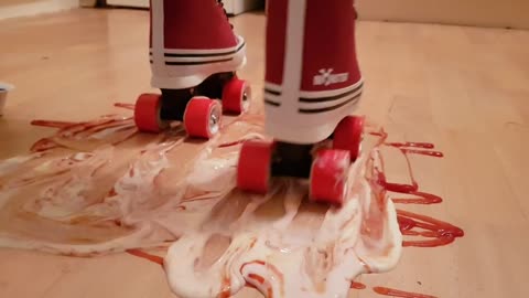 Yougurt Crush with Roller Skates