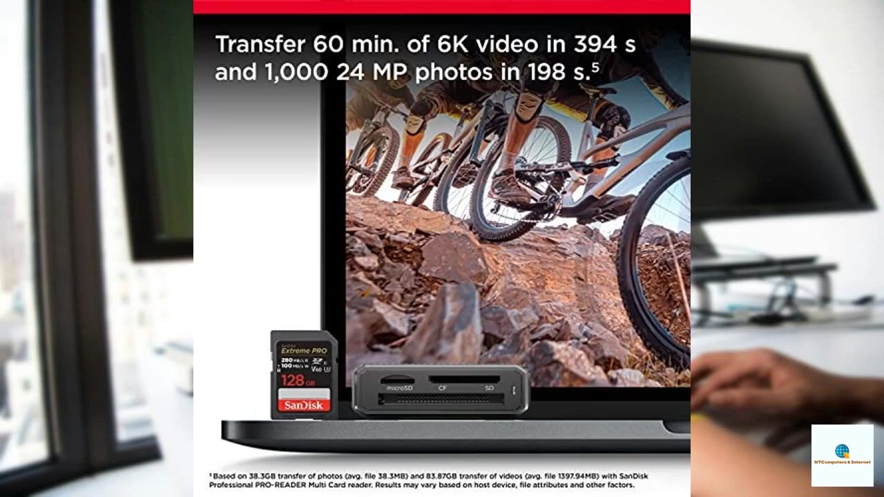 SanDisk 128GB Extreme PRO SDXC UHS-II Memory Card - C10, U3, V60, 6K, 4K UHD, SD Card - SD