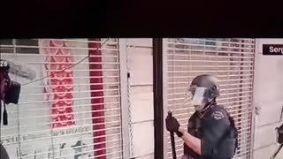 Cnn crew gets a taste of the action