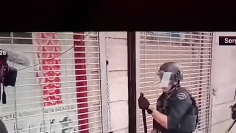 Cnn crew gets a taste of the action