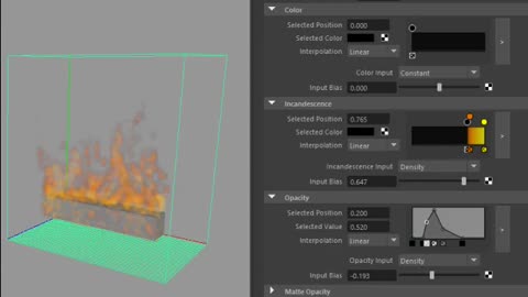Fire in autodesk Maya