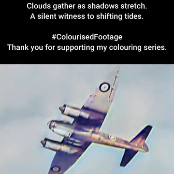 Ju 88 Repainted for British Use #ColourisedHistory