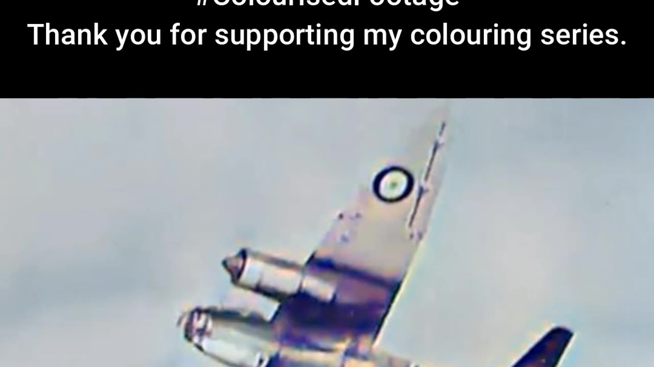 Ju 88 Repainted for British Use #ColourisedHistory