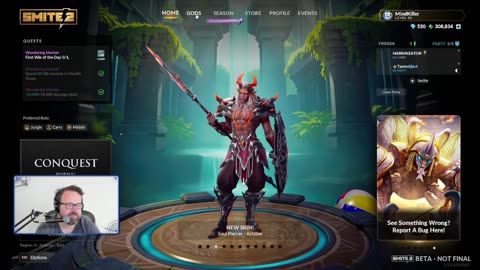 Playing SMITE Conquest all day