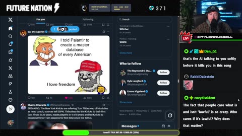 PALANTIR KILL LIST? MAGA COPE OVER SURVEILLANCE STATE! PRIDE MONTH! WW3? tues YAP