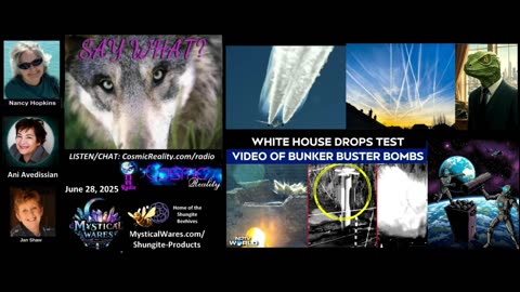 SAY WHAT 6/28/25 - from Chemtrails to the Borg and Current Events