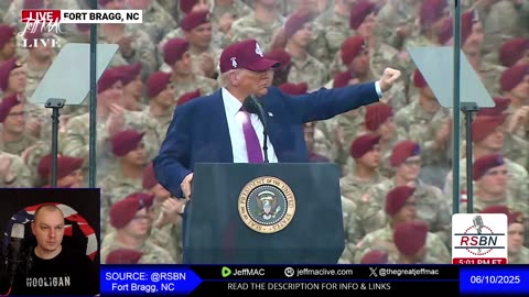 LIVE: President Trump | Fort Bragg