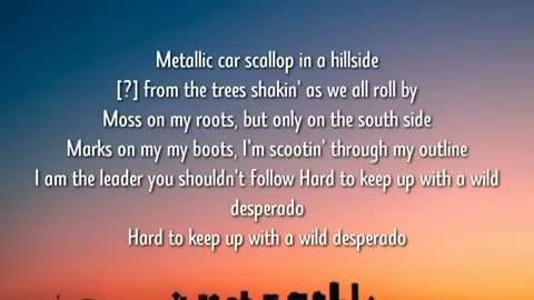 Upchurch - Desperado (Lyrics)