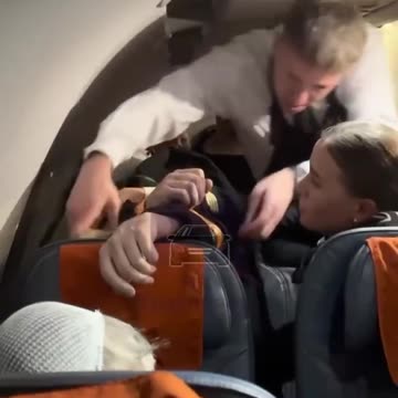 Former Russian Soldier Has to Be Restrained During Flight from Krasnayorsk to Moscow