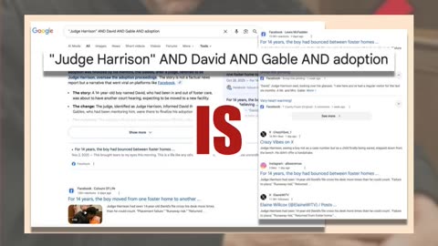 Fact Check: FAKE Story Of Judge Harrison' Presiding Over Adoption Of 14-Year-Old 'David -- Clickbait