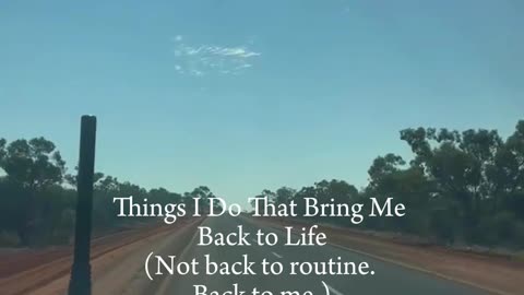 ➡️ Things I Do That Bring Me Back to Life⁣⁣ (Not back to routine. Back to me.)⁣⁣