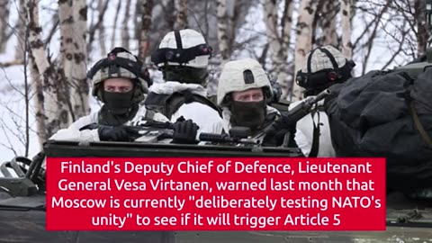 NATO alarm as Russian military gather on border of another European country
