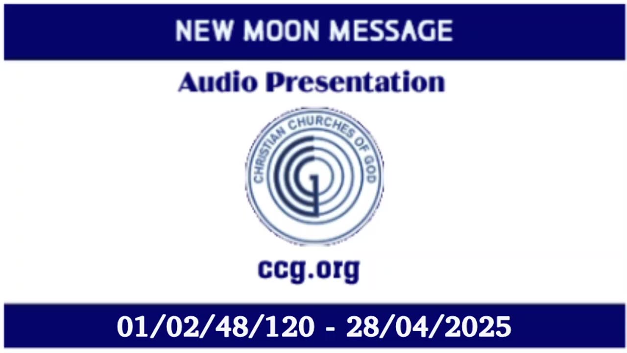 New Moon Message (Audio) for 01/02/48/120 - 28/04/2025
