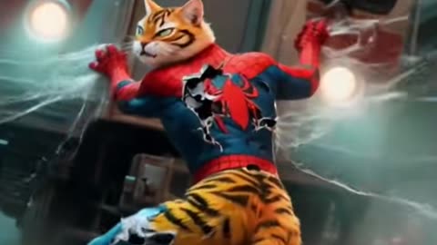 The Amazing Spider-Cat Saves the Day